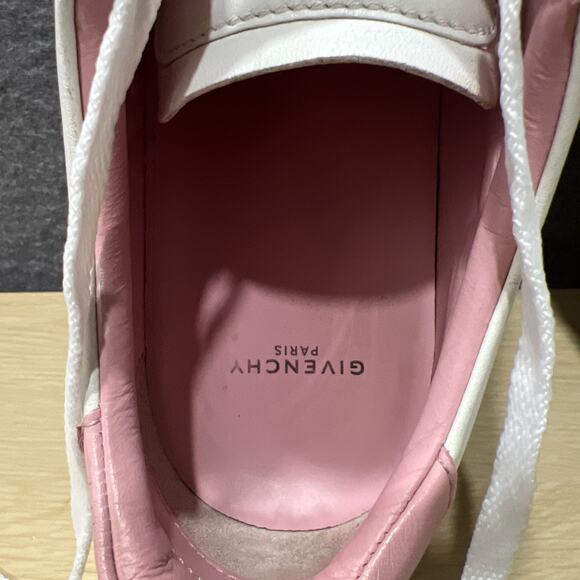 Givenchy Urban Knots Womens Size 38 White/Pink Leather Low Top Sneakers - Picture 6 of 11